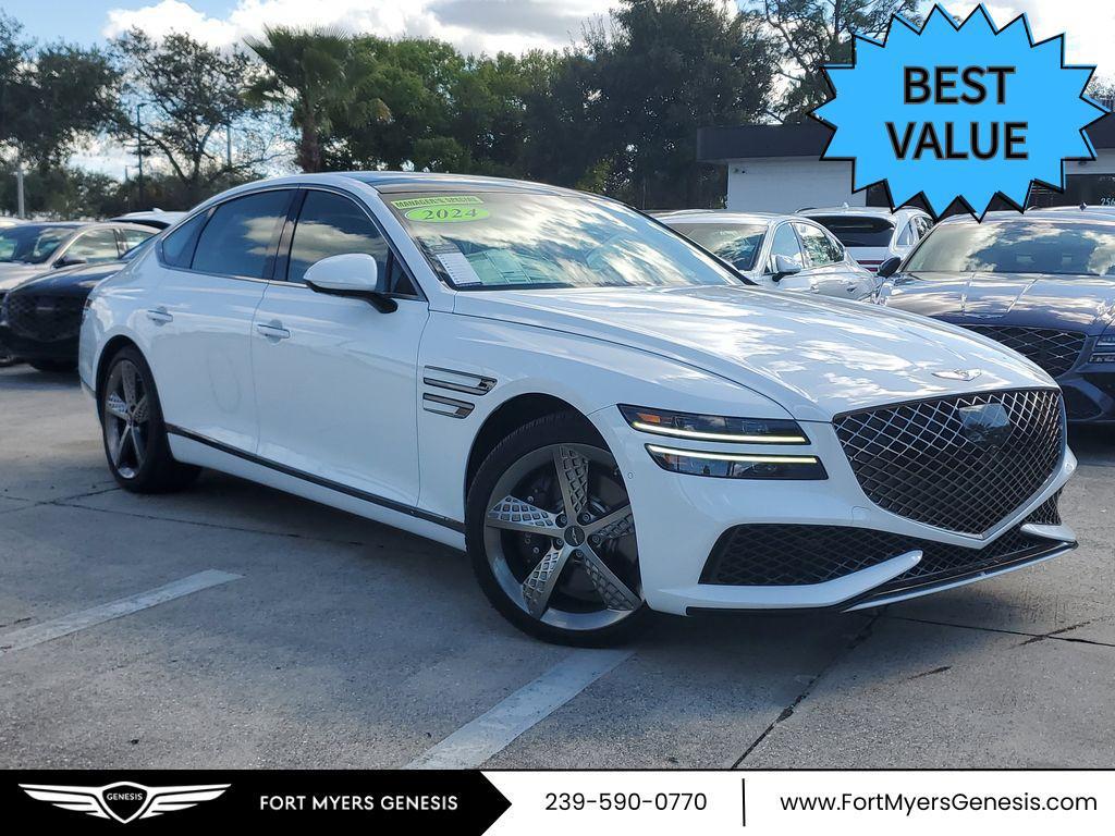 new 2024 Genesis G80 car, priced at $59,991