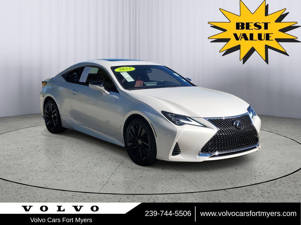 used 2023 Lexus RC 350 car, priced at $43,287