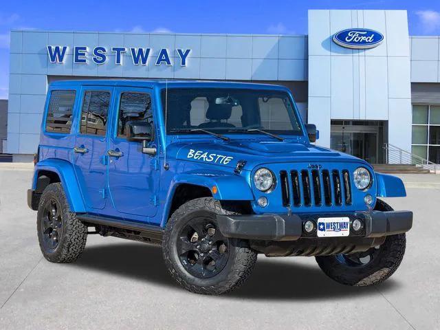 used 2015 Jeep Wrangler Unlimited car, priced at $19,502