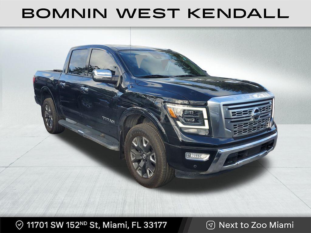 used 2021 Nissan Titan car, priced at $36,990