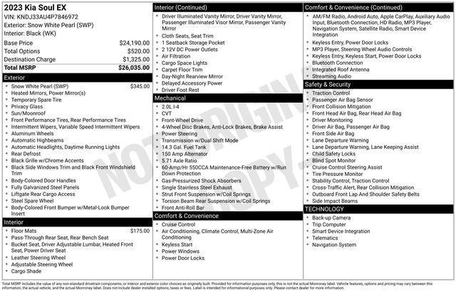 used 2023 Kia Soul car, priced at $19,545