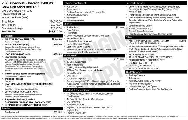 used 2023 Chevrolet Silverado 1500 car, priced at $42,625