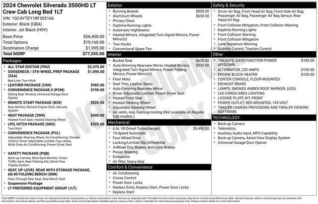 used 2024 Chevrolet Silverado 3500 car, priced at $66,639