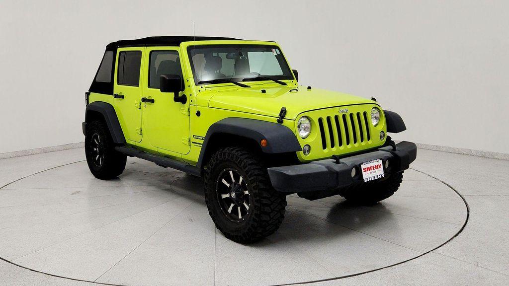 used 2016 Jeep Wrangler Unlimited car, priced at $16,991