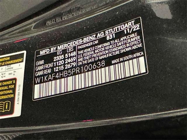 used 2023 Mercedes-Benz C-Class car, priced at $35,976