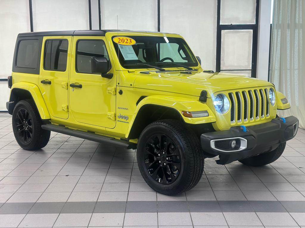 used 2023 Jeep Wrangler 4xe car, priced at $31,134