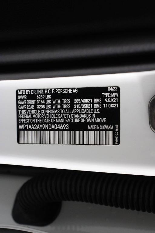 used 2022 Porsche Cayenne car, priced at $59,588