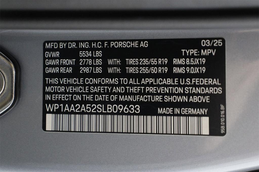 used 2025 Porsche Macan car, priced at $63,888