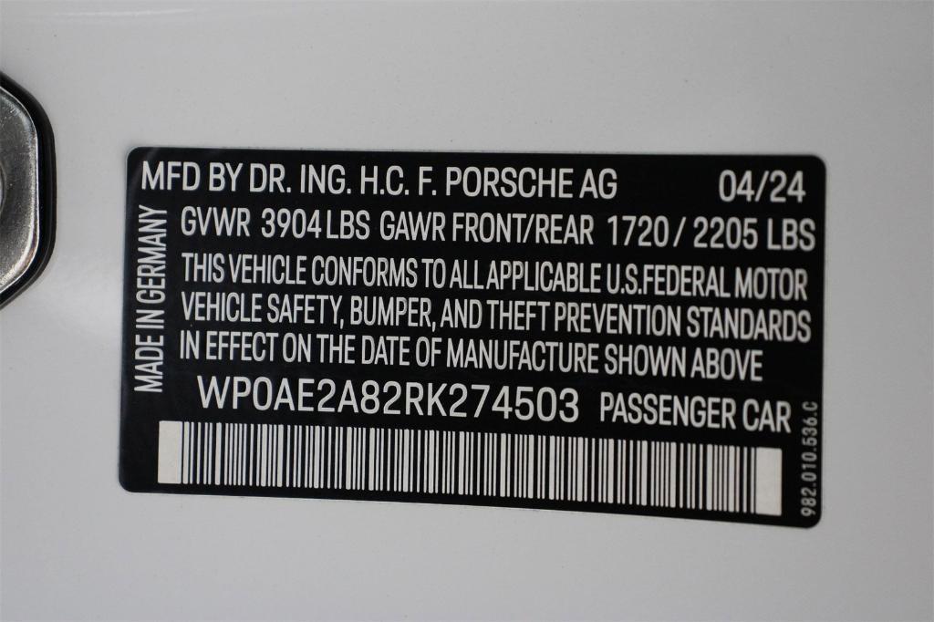 used 2024 Porsche 718 Cayman car, priced at $206,888