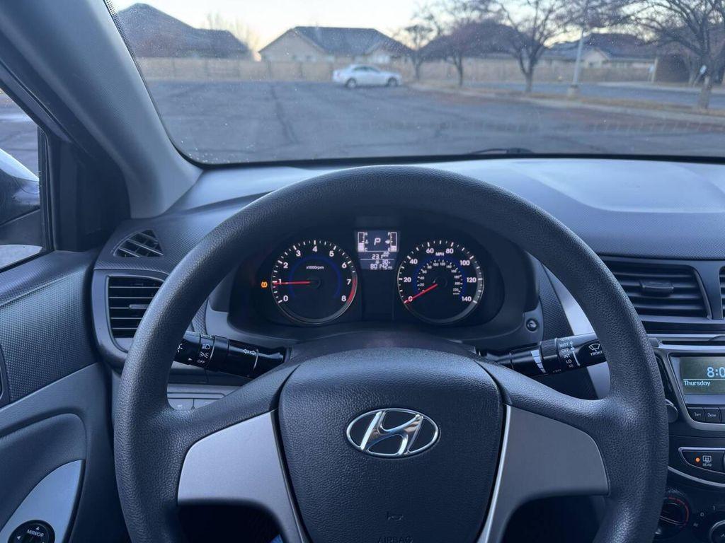used 2017 Hyundai Accent car, priced at $4,500