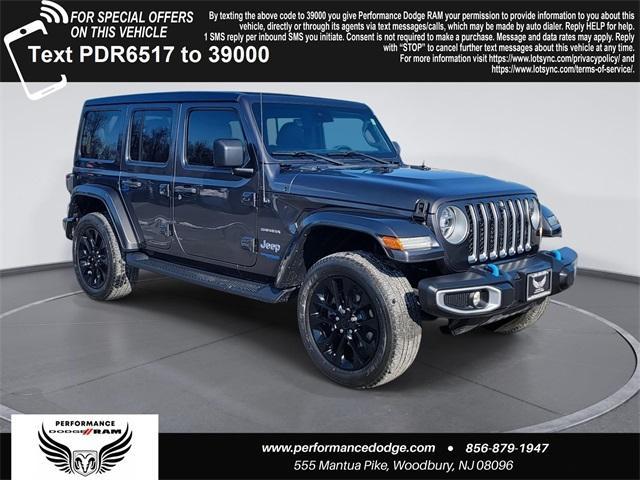 used 2022 Jeep Wrangler Unlimited 4xe car, priced at $27,999