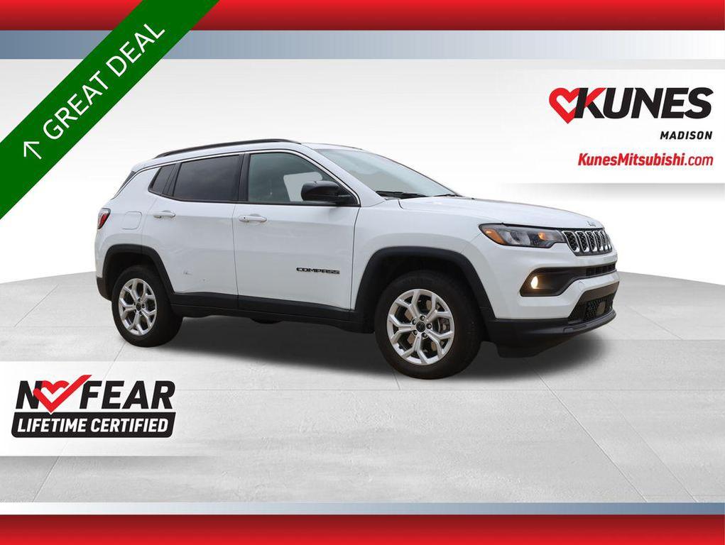 used 2025 Jeep Compass car, priced at $23,277