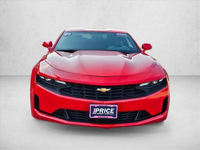 used 2021 Chevrolet Camaro car, priced at $18,245