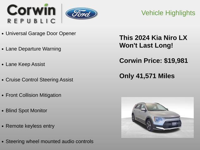 used 2024 Kia Niro car, priced at $19,981