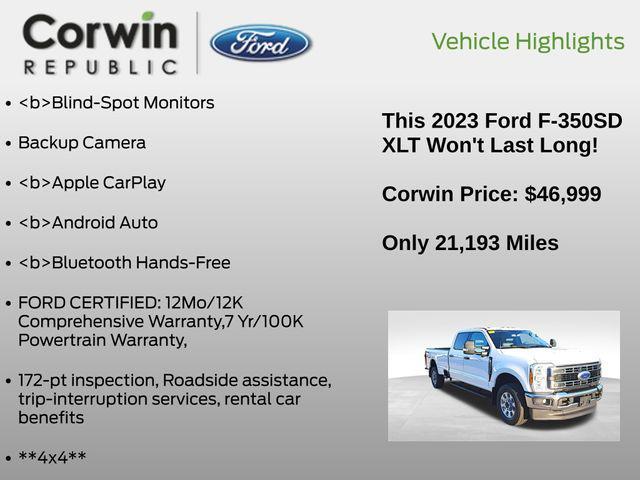 used 2023 Ford F-350 car, priced at $46,411