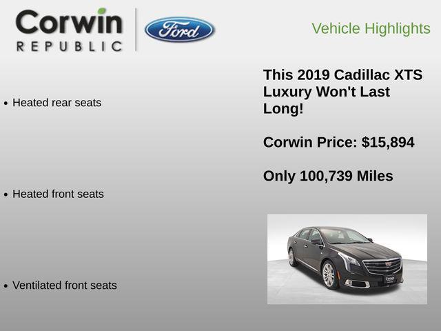 used 2019 Cadillac XTS car, priced at $15,894