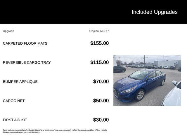 used 2020 Hyundai Accent car, priced at $13,526