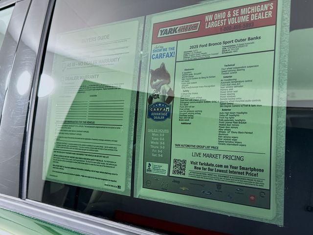 used 2025 Ford Bronco Sport car, priced at $28,996