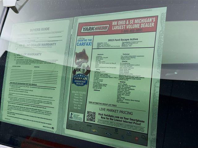 used 2023 Ford Escape car, priced at $20,777