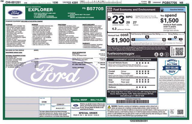 used 2023 Ford Explorer car, priced at $35,591