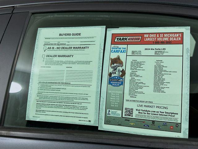 used 2024 Kia Forte car, priced at $17,888