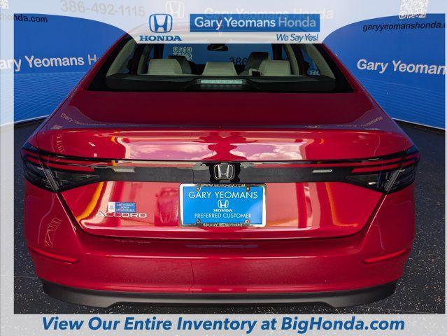 new 2025 Honda Accord car, priced at $29,945