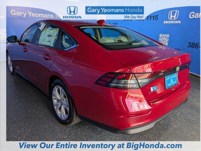 new 2025 Honda Accord car, priced at $29,945