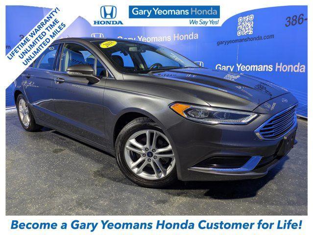 used 2018 Ford Fusion car, priced at $15,405