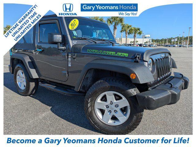 used 2017 Jeep Wrangler car, priced at $17,992