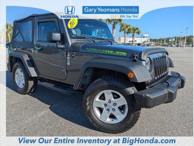 used 2017 Jeep Wrangler car, priced at $17,992