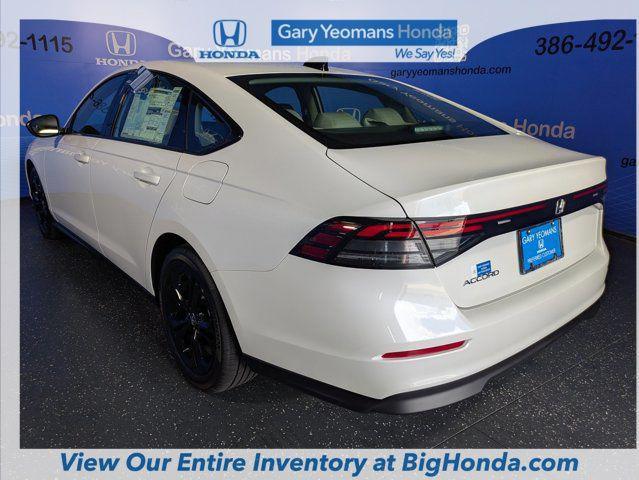new 2025 Honda Accord car, priced at $32,210