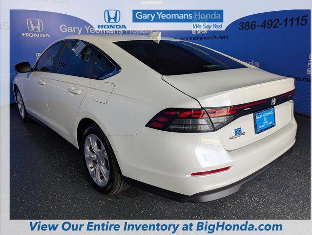 new 2025 Honda Accord car, priced at $29,945