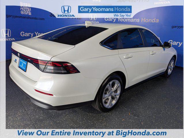 new 2025 Honda Accord car, priced at $29,945