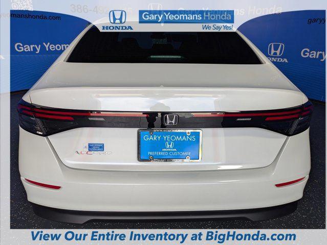 new 2025 Honda Accord car, priced at $29,945