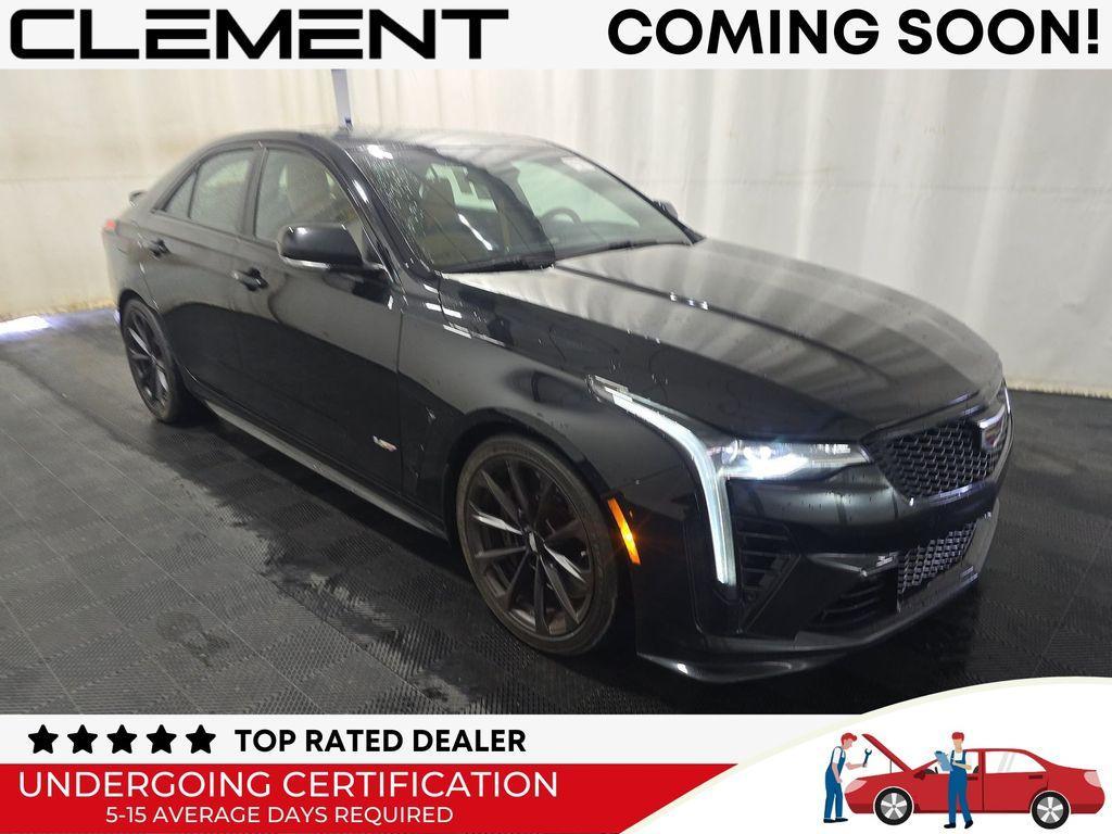 used 2023 Cadillac CT4-V car, priced at $55,300