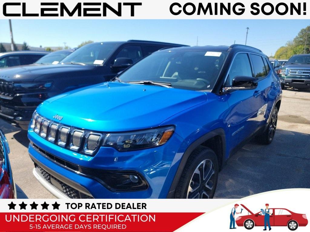 used 2022 Jeep Compass car, priced at $23,800