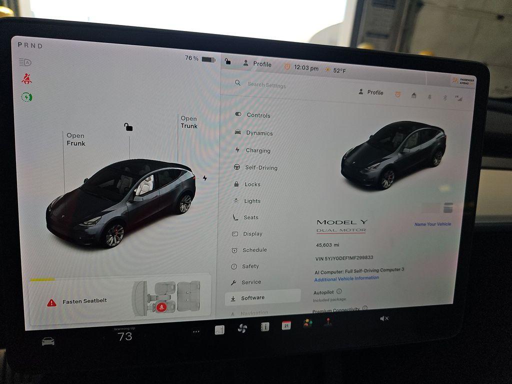 used 2021 Tesla Model Y car, priced at $30,800