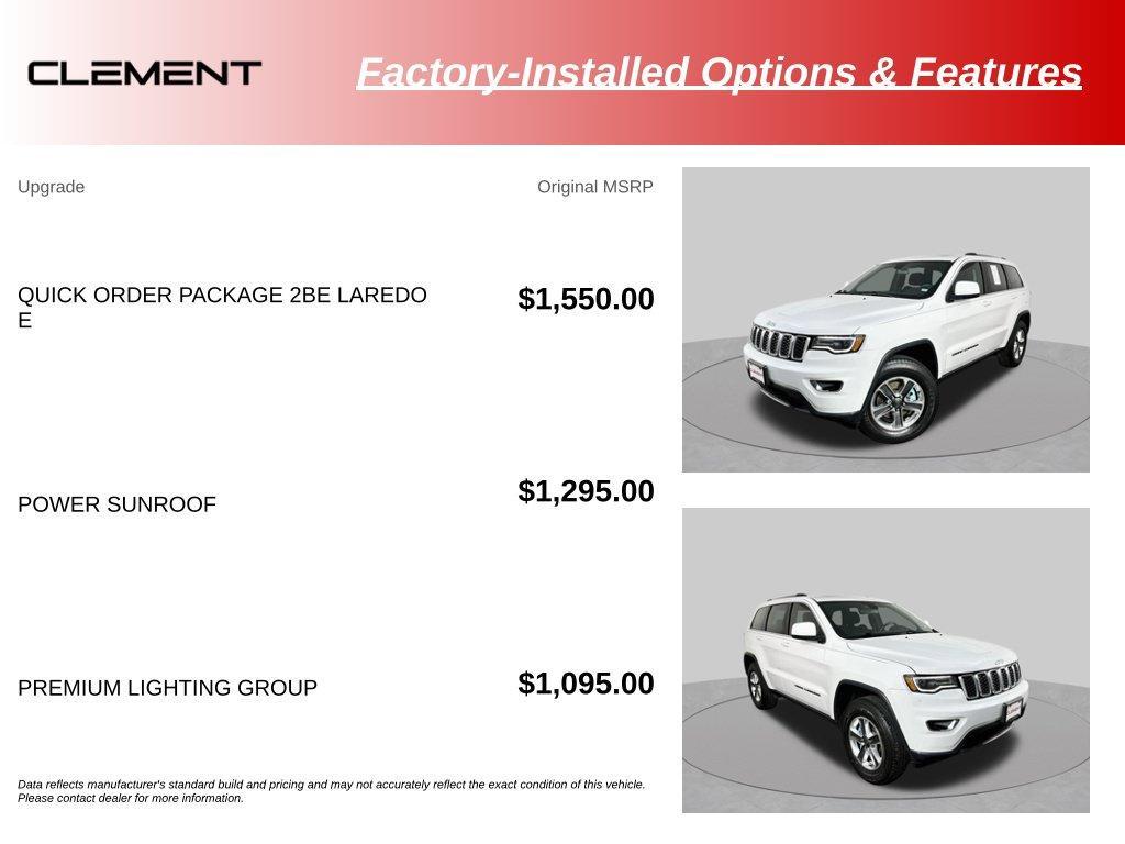 used 2021 Jeep Grand Cherokee car, priced at $20,400