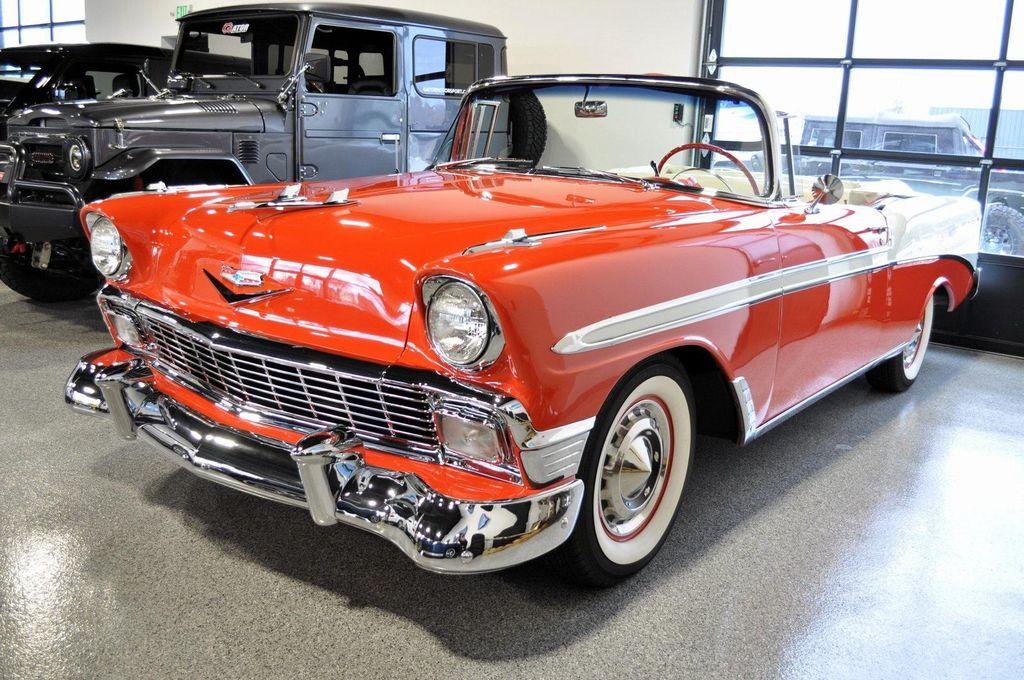used 1956 Chevrolet Bel Air car, priced at $149,995