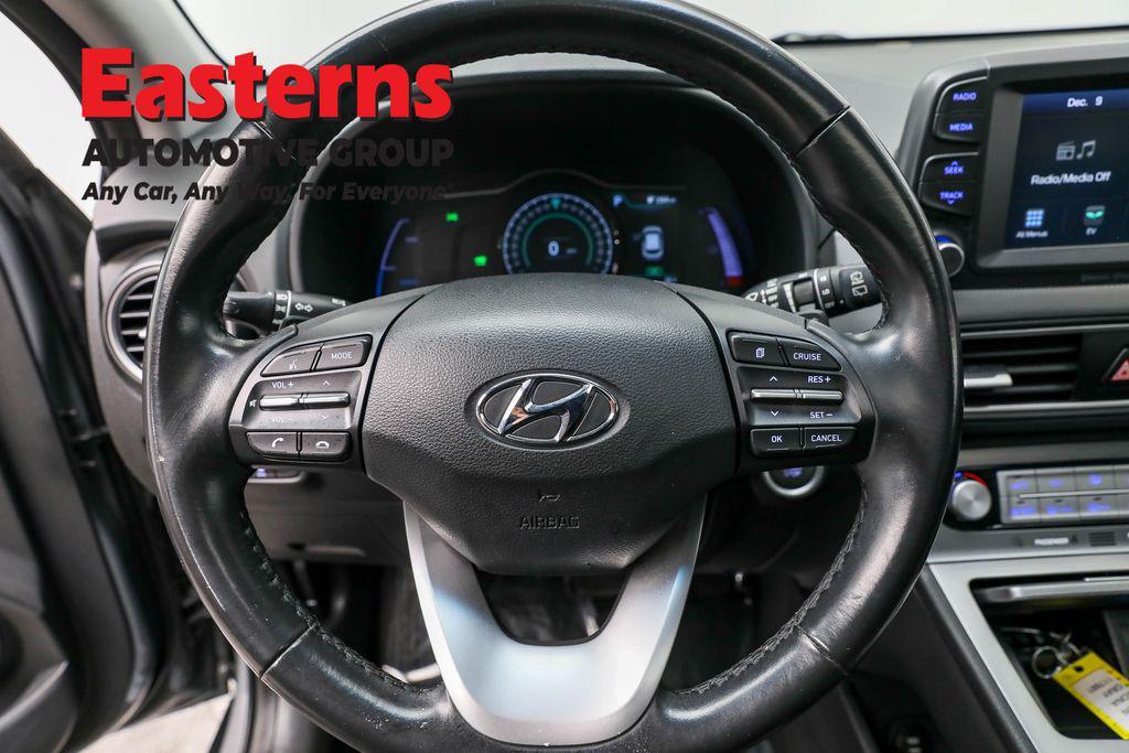 used 2021 Hyundai Kona EV car, priced at $14,950