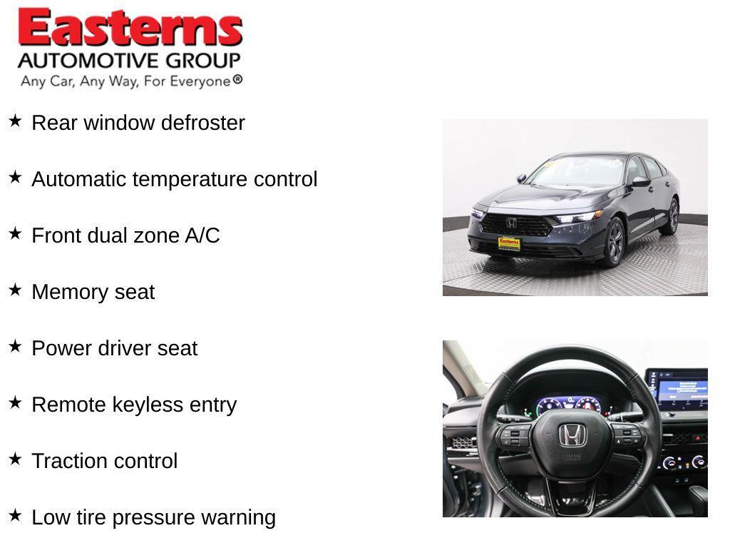 used 2024 Honda Accord Hybrid car, priced at $30,375