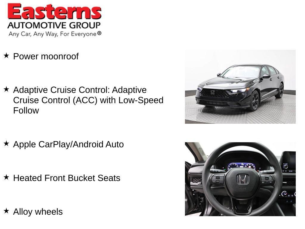 used 2025 Honda Accord car, priced at $29,950