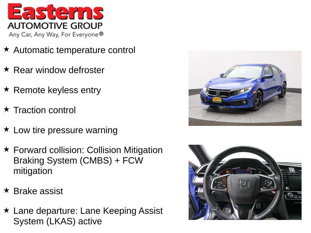 used 2019 Honda Civic car, priced at $19,350