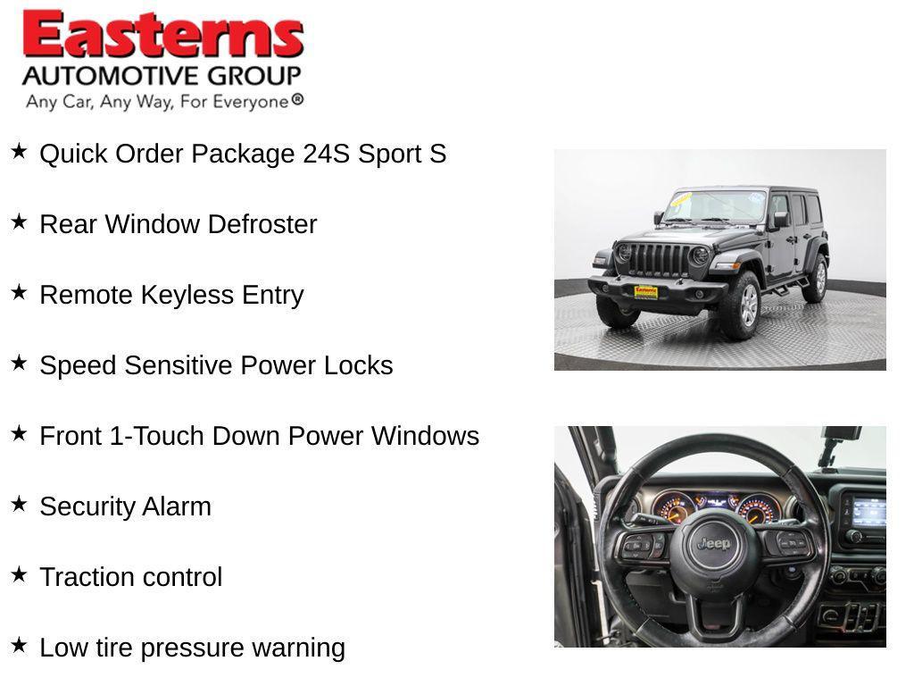 used 2019 Jeep Wrangler Unlimited car, priced at $18,990