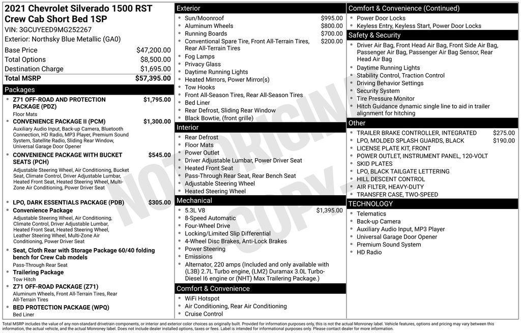 used 2021 Chevrolet Silverado 1500 car, priced at $31,175