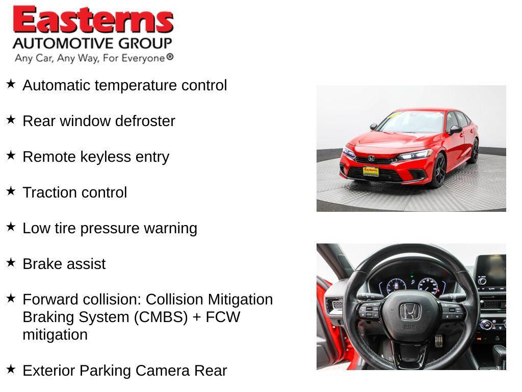 used 2022 Honda Civic car, priced at $22,950