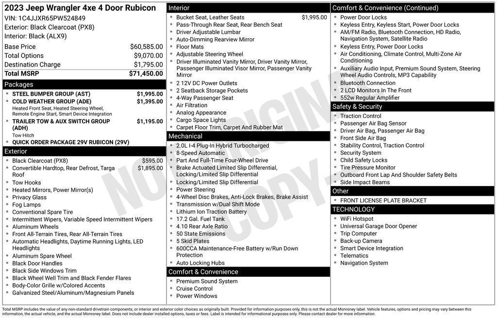 used 2023 Jeep Wrangler 4xe car, priced at $29,950