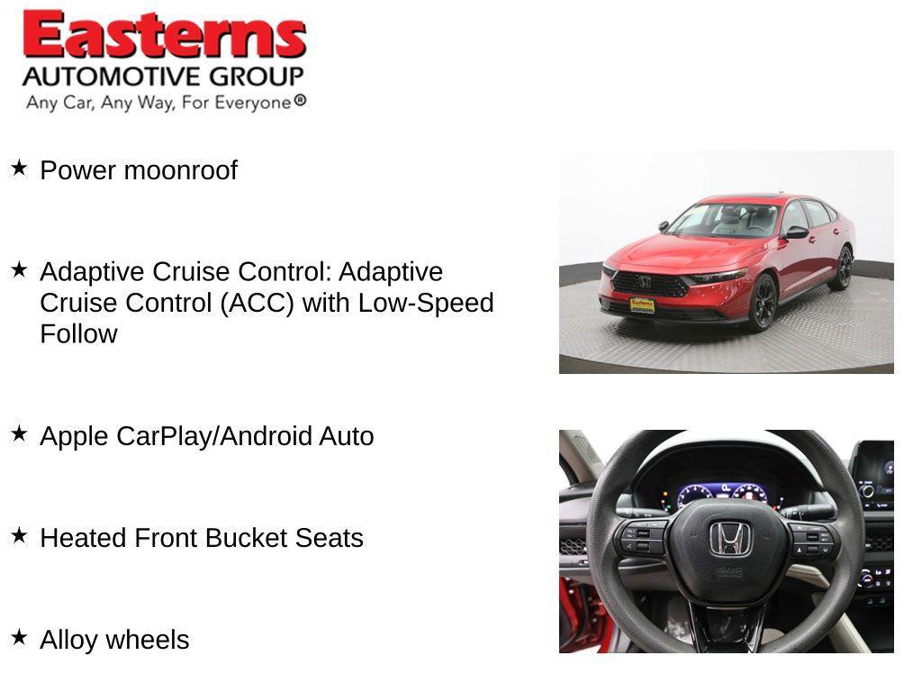 used 2025 Honda Accord car, priced at $28,325