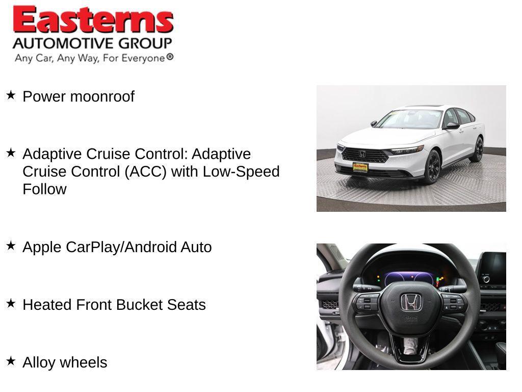 used 2025 Honda Accord car, priced at $27,289