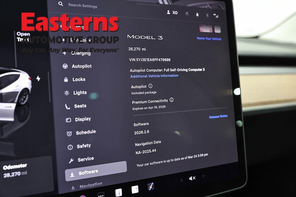 used 2023 Tesla Model 3 car, priced at $23,475